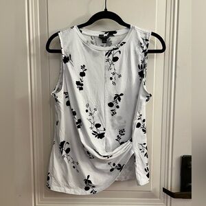 Ann Taylor Floral Sleeveless Top